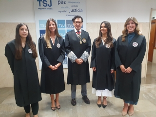 Cuatro juezas de apoyo para la Región de Murcia para los próximos cinco meses
